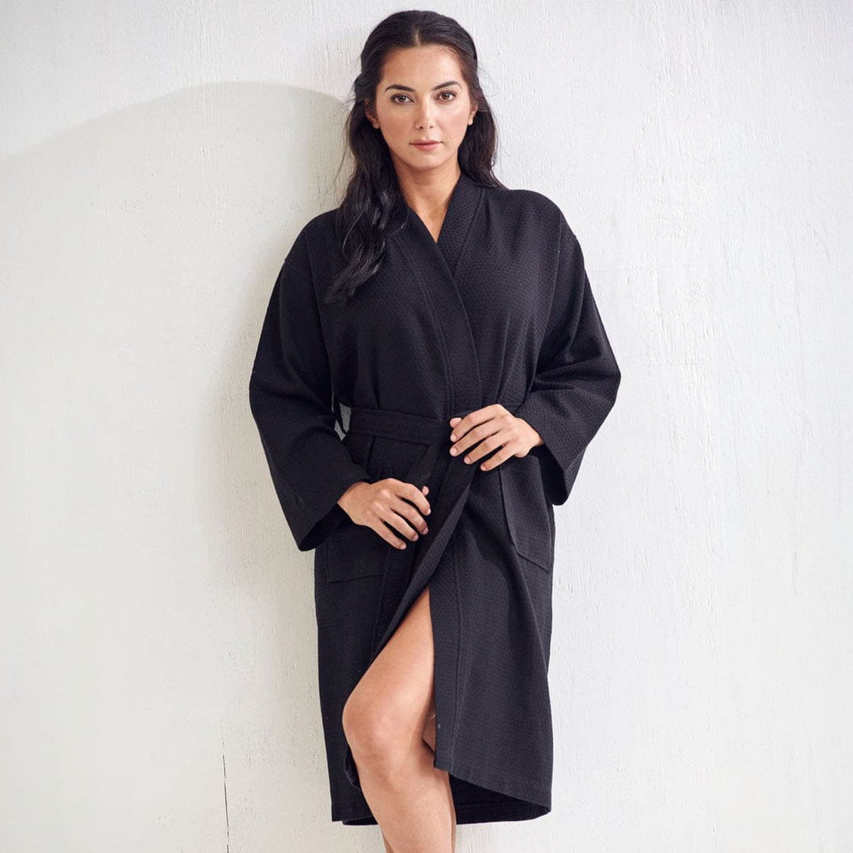The Luxe Yet Lightweight Pure Cotton Waffle Dressing Gown | M&S