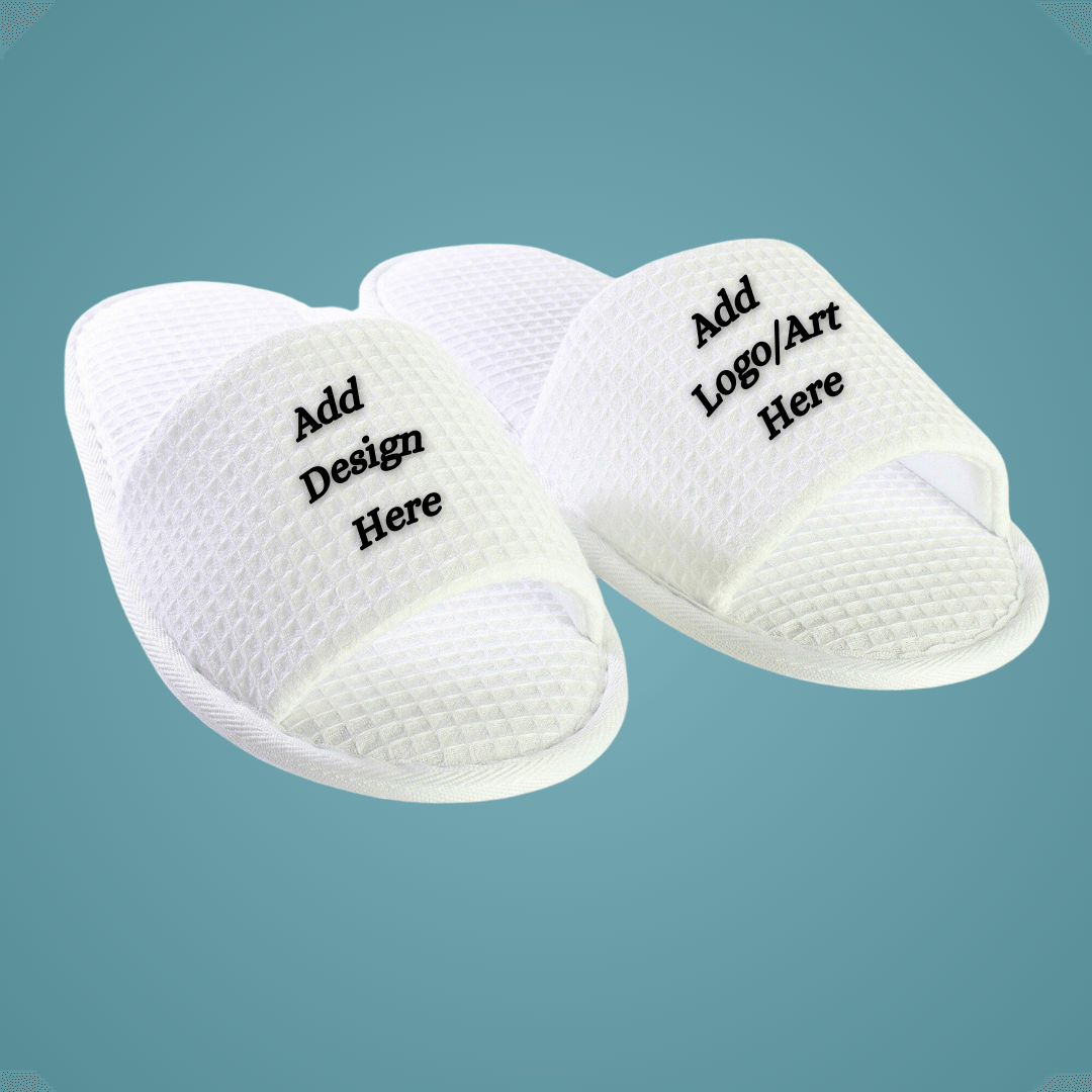 FVVO★Embroidered flame hotel slippers FV13 Custom Hotel Slippers