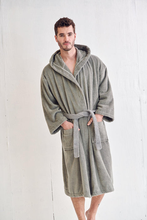 Men's Hooded Bathrobe - Men's Robe With Hood | RobesNmore