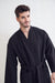 Men's Black Bathrobe - Men's Black Robe | RobesNmore