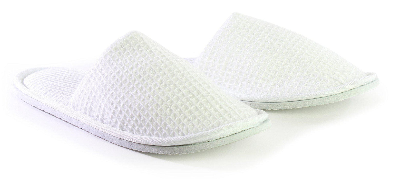 Adult Closed Toe Waffle Slippers