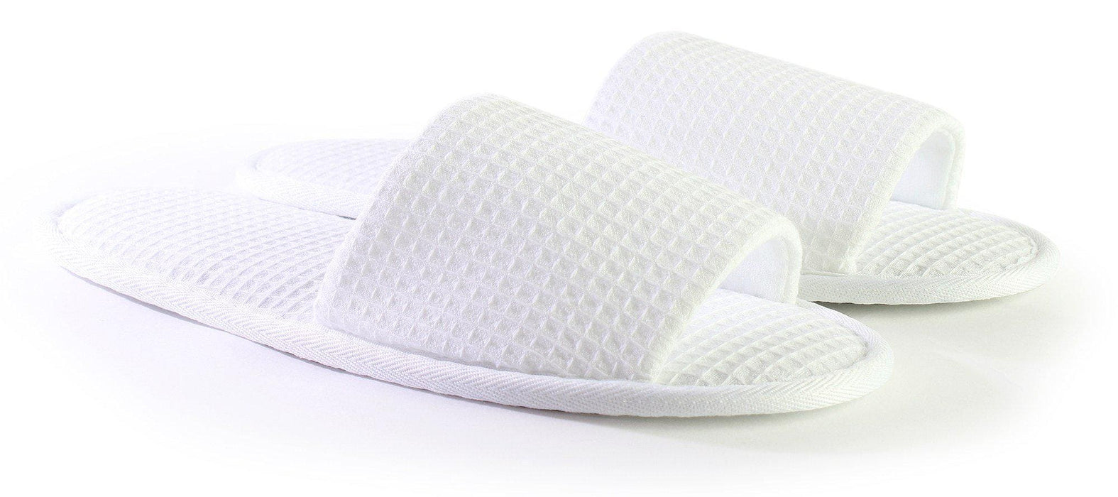 Adult Open Toe Waffle Slippers