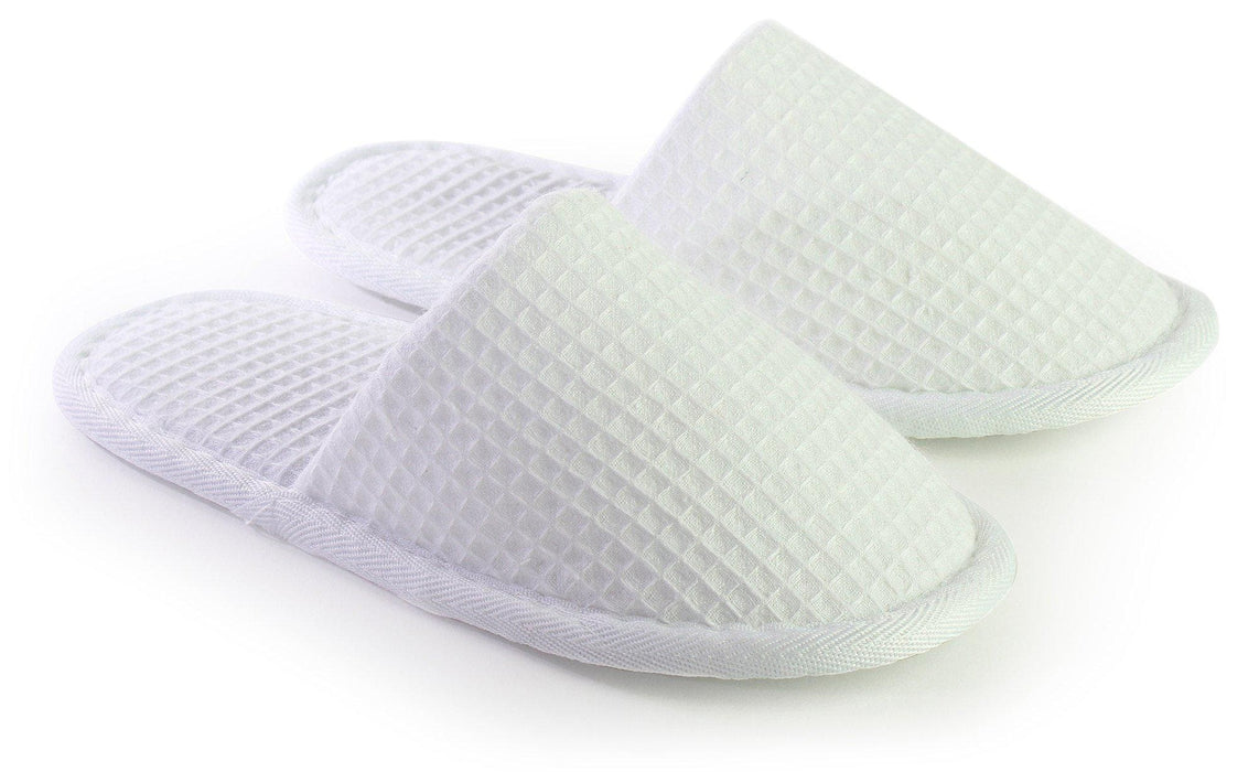 Kids Closed Toe Waffle Slippers