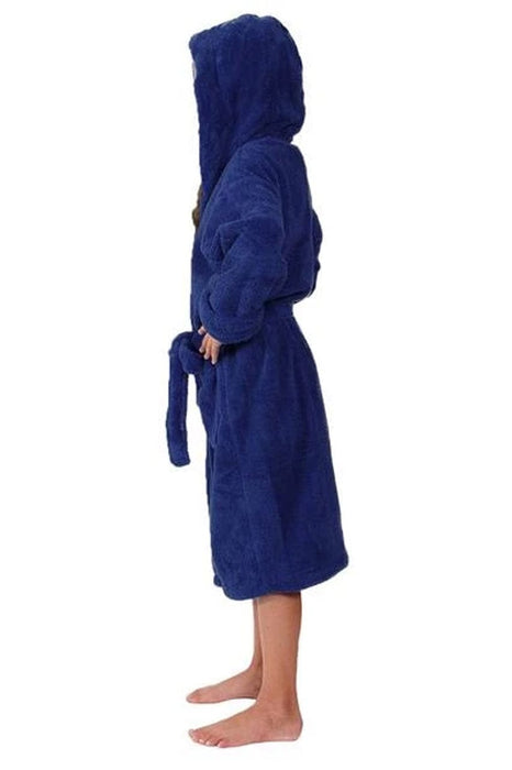 Fluffy Robe With Hood - Kid's Bathrobe | RobesNmore