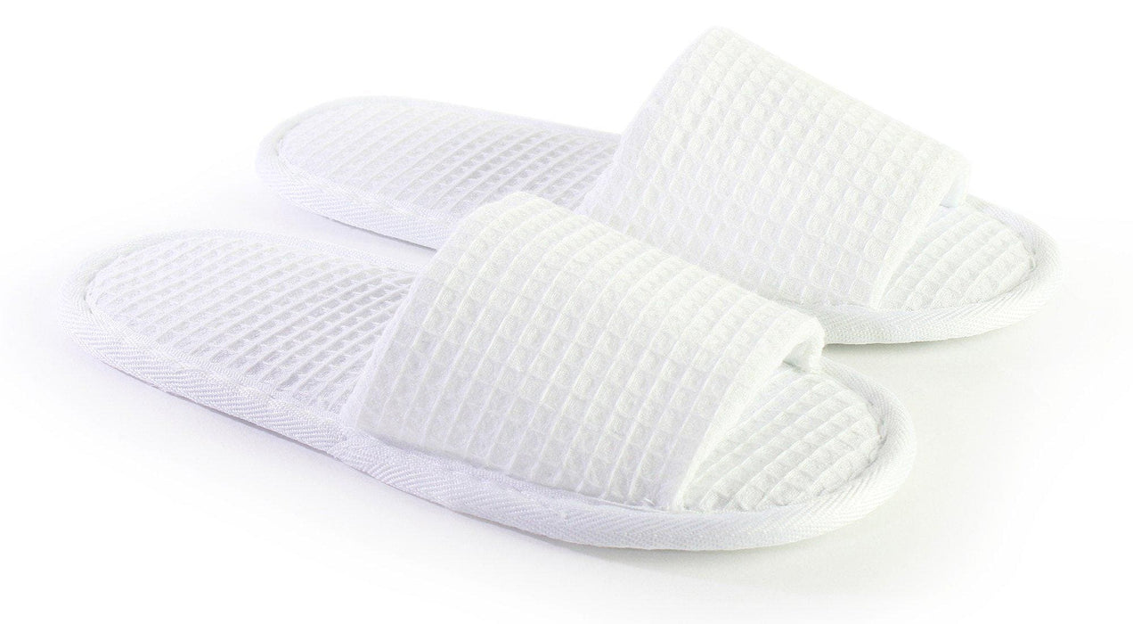 Kids Open Toe Waffle Slippers