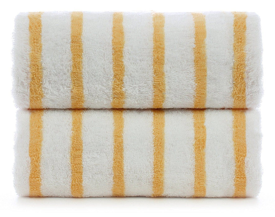 Orange White Bath Towels, Large White Bath Towels