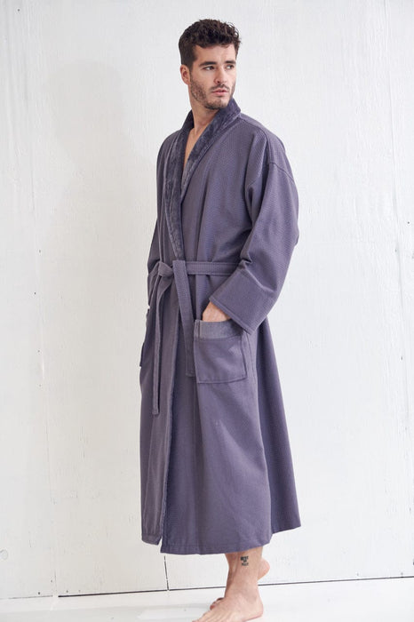 Men's Waffle Robe - Waffle Robe Men's | RobesNmore