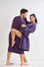 Kimono Style Bathrobe - Lavender Bathrobe | RobesNmore