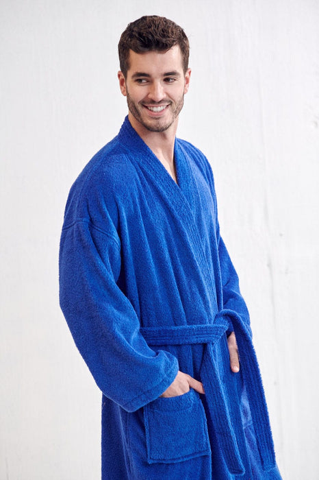 Royal Blue Bathrobe - Cotton Robes | RobesNmore