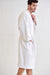 Men's White Bathrobe - Men's White Robe | RobesNmore