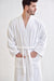 Men's White Bathrobe - Men's White Robe | RobesNmore