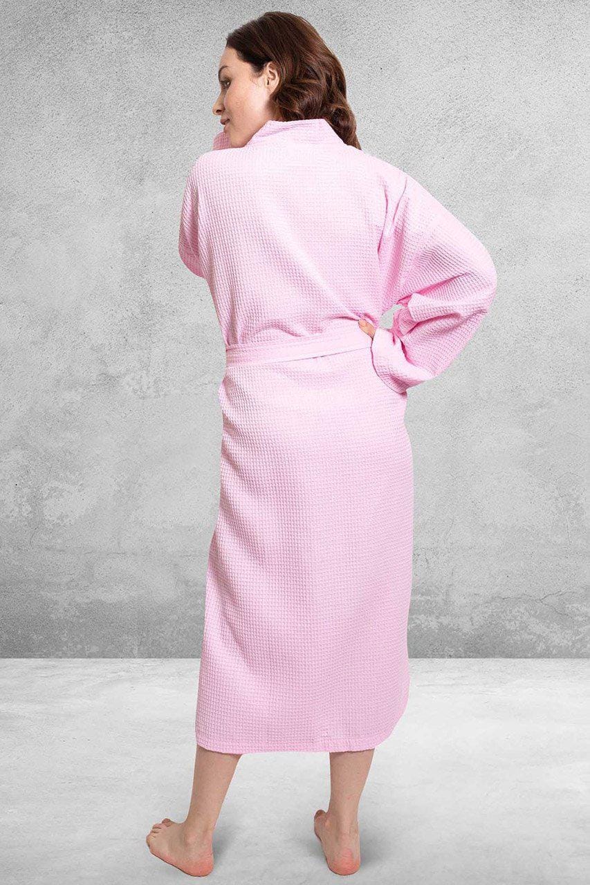 Pink Heated Robe Pink Bathrobe Women's - Light Pink Robe | RobesNmore