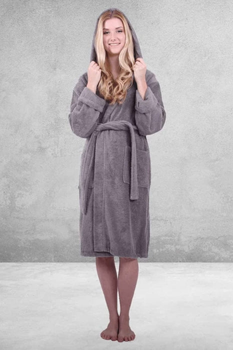 Hooded Terry Cloth Robe - Terry Bathrobe | RobesNmore