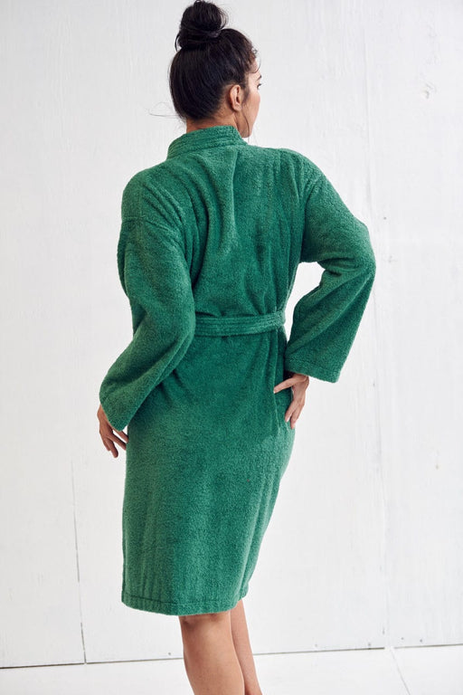 Clover Cosy Dressing Gown Dark Teal