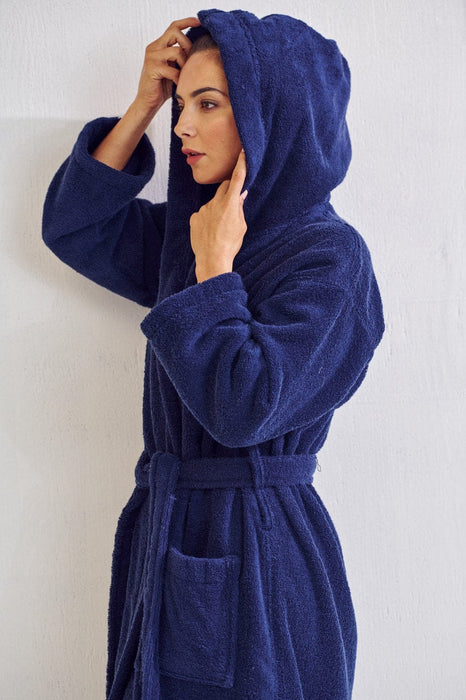 Navy Blue Robe - Bathrobe For Women | RobesNmore